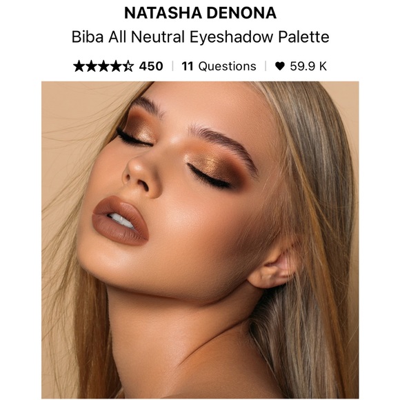 BNIB Natasha Denona Biba Palette - Picture 4 of 6